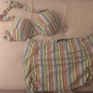 Per D’or Barcelona retro striped bikini